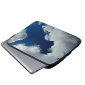 Een curve in de cloud laptop sleeve (Voorkant onderkant)