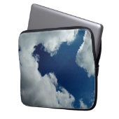 Een curve in de cloud laptop sleeve (Voorkant Links)