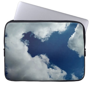 Een curve in de cloud laptop sleeve