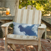 Een curve in de wolken buitenkussen (Stoel)