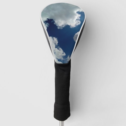 Een curve in de wolken golfheadcover (Voorkant)
