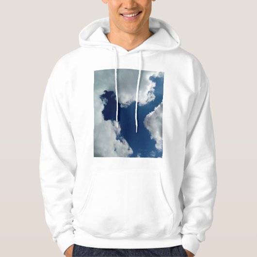 Een curve in de wolken hoodie (Voorkant)