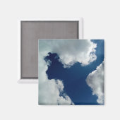 Een curve in de wolken magneet (Voorkant / Achterkant)