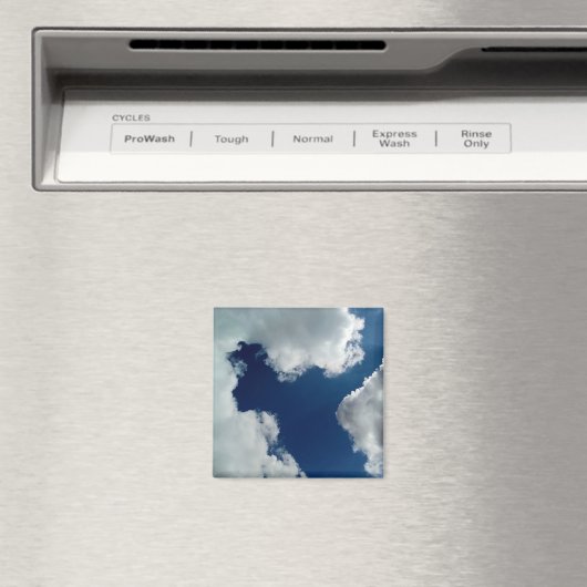 Een curve in de wolken magneet (Insitu (Vaatwasser))