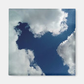 Een curve in de wolken magneet (Voorkant)