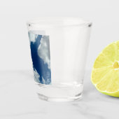 Een curve in de wolken shot glas (Rechts)