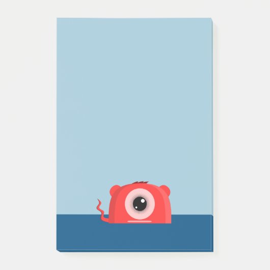 Een Cute and Friendly Cyclops Mutant Monster Post-it® Notes (Voorkant)