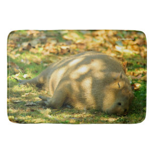 Een Cute Capybara Dreams in de zomer van de zon Badmat