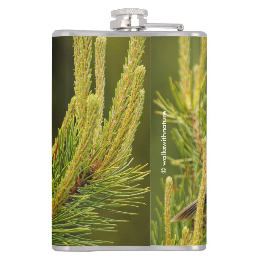 Een Cute en Curious Grey Jay/Whiskeyjack Heupfles (Achterkant)