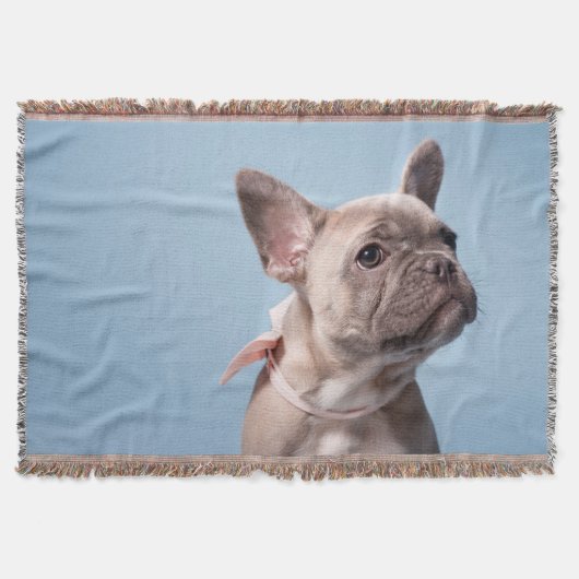 Een Cute French Bulldog Deken (Voorkant)