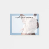 Een Cute French Bulldog Post-it® Notes (Voorkant)
