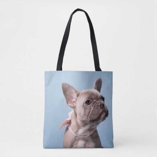 Een Cute French Bulldog Tote Bag (Voorkant)