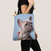 Een Cute French Bulldog Tote Bag (Dichtbij)