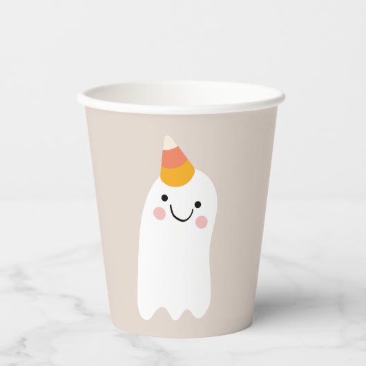 Een Cute Party Ghost! Papieren Bekers (Voorkant)