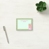 Een Cute Pink Beer Baby shower Post-it® Notes (Kantoor)