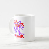 Een Cute Rawr Tiger Rawr Cartoon Cat Koffiemok (Voorkant links)