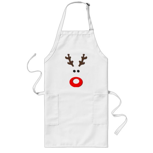 Een Cute Rudolph - Kerstmis Schort (Voorkant)