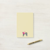 Een Cute Zombie Couple in Love Illustration Post-it® Notes (Op bureau)