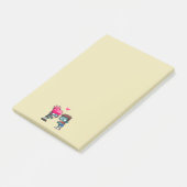 Een Cute Zombie Couple in Love Illustration Post-it® Notes (Schuin)