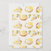 Een Cutie Pie is het bakken van Lemon Pie Cream Ba Kaart (Achterkant)