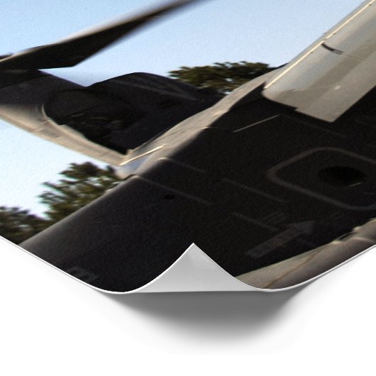 Een CV-22 Osprey bereidt zich voor op de start Poster (Hoek)