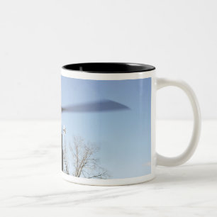 Een CV-22 Osprey bereidt zich voor op de start Tweekleurige Koffiemok