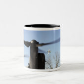 Een CV-22 Osprey bereidt zich voor op de start Tweekleurige Koffiemok (Center)