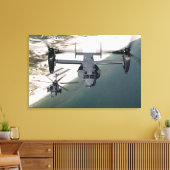 Een CV-22 Osprey en een MH-53 Pave Low Canvas Afdruk (Insitu (Woonkamer))