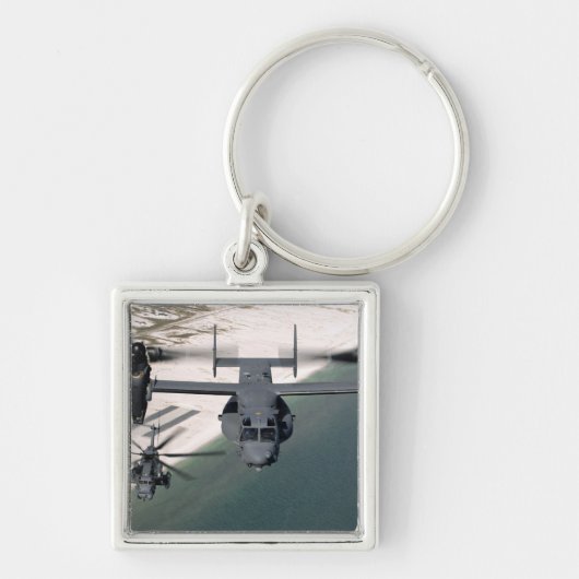 Een CV-22 Osprey en een MH-53 Pave Low Sleutelhanger (Voorkant)