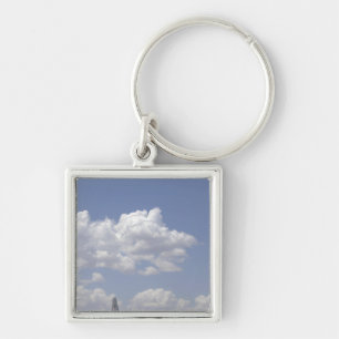 Een CV-22 Osprey vliegt over een C-130 Hercules Sleutelhanger