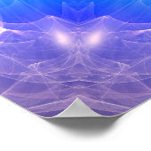 een cyaan mandala voor de keel chakra ( mededeling poster (Hoek)