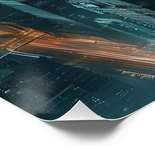 Een cybernetisch Man Perfect Poster (Hoek)