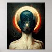 Een Cyclops Surreal Dark Fantasy Art Poster (Voorkant)