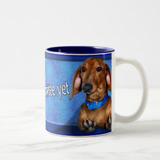 Een Dachshund Coffe Cup Tweekleurige Koffiemok