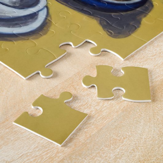 Een Dachshund's Cafe puzzel Legpuzzel (Zijkant)