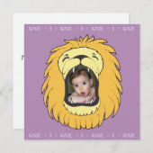 Eén dag Aangepersonaliseerde verjaardag van de Leo Kaart (Voorkant / Achterkant)