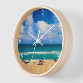 Een dag bij de Beach AcrylWall klok (Hoek)