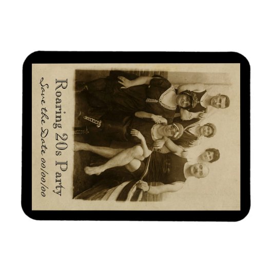 Een dag bij de Beach sparen-de-Datum Magneet (Horizontaal)