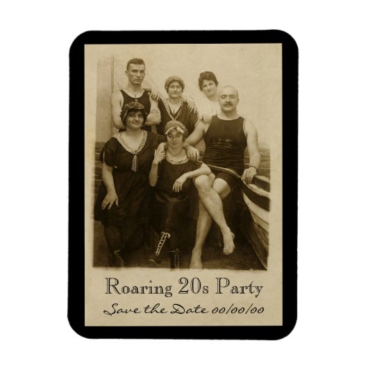 Een dag bij de Beach sparen-de-Datum Magneet (Verticaal)