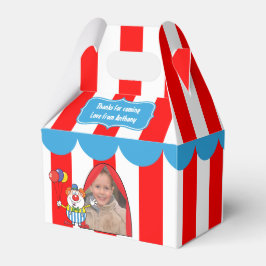 Een dag bij de Circus Kinder Party - Gepersonalise Bedankdoosjes
