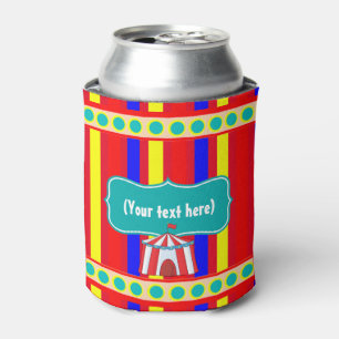 Een dag bij de Circus Kinder Party - Gepersonalise Blikjeskoeler