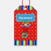 Een dag bij de Circus Kinder Party - Gepersonalise Cadeaulabel (Voorkant)