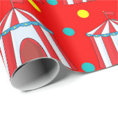 Een dag bij de Circus Kinder Party - Gepersonalise Cadeaupapier (Rol Hoek)