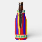 Een dag bij de Circus Kinder Party - Gepersonalise Flesjeskoeler (Fles Achterkant)