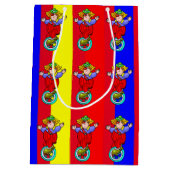 Een dag bij de Circus Kinder Party - Gepersonalise Medium Cadeauzakje (Achterkant)