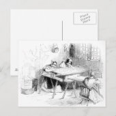 Een dag bij de fabrikanten van Nottingham Lace Briefkaart (Voorkant / Achterkant)