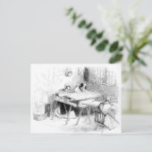 Een dag bij de fabrikanten van Nottingham Lace Briefkaart (Staand voorkant)