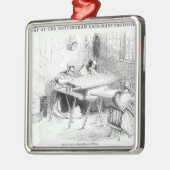 Een dag bij de fabrikanten van Nottingham Lace Metalen Ornament (Links)