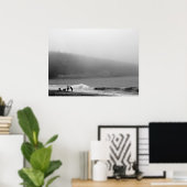 Een dag bij de strand - Maine Poster (Thuiskantoor)