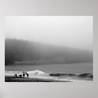 Een dag bij de strand - Maine Poster